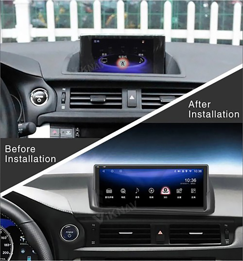 Viknav Car Radio For Lexus CT CT200 (2014-2020)10.25inch GPS Navigation Player DVD Multimedia Android 13 Auto Head unit