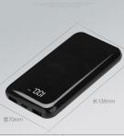 UV Finish Mirror 10000mAh Polymer Battery Bi-directional QC3.0 PD Fast Charging