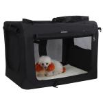 Warm Fleece Luxury Dog Carrier , Puppy Pouch Carrier For Plane Travel Reversible