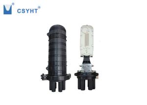China Dome Type 144FO Fiber Optic Closure Light Weight With 6pcs 24FO Splice Tray factory