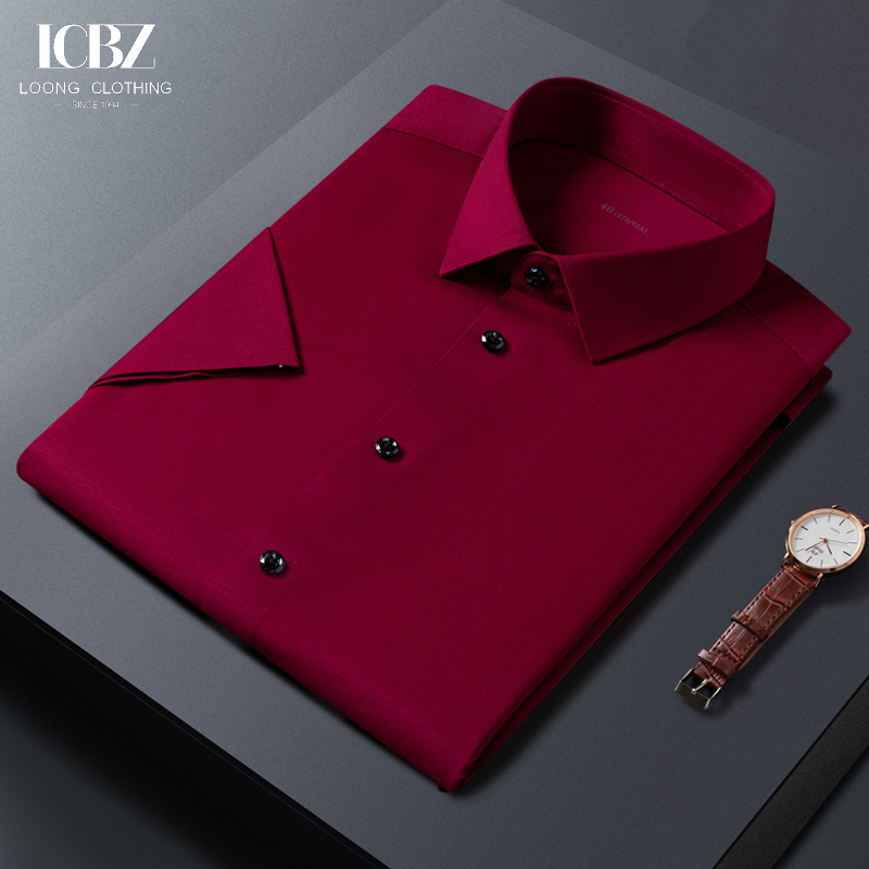Customized OEM 100% Cotton Men's Non Iron Long Sleeve Shirts For Tuxedo Dress Fabric