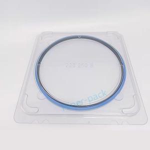 China 8 Inch Transparent Single Wafer Shipping Containers PET Material factory
