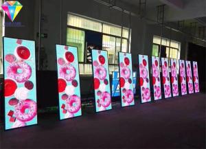 China Waterproof Led Poster Screen , Store Poster Display 320mm × 160mm Module Size factory