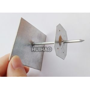 Galvanized Steel Self Adhesive Stick Pins 60mm Insulation Hanger