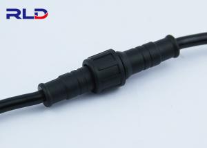 China Male Female Waterproof Plug Connector Plastic Assembly Straight Plug 3 4 Pin factory