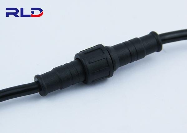 Male Female Waterproof Plug Connector Plastic Assembly Straight Plug 3 4 Pin