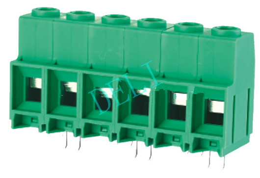 2P-24P 600V 30A PCB Connector , Screw Terminal Block 6.0mm2 DL133A-XX-6.35mm