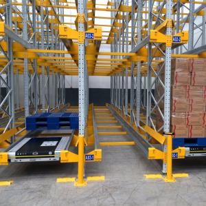 China High Space Saving Steel Radio Shuttle Racking System Warehouse Storage factory