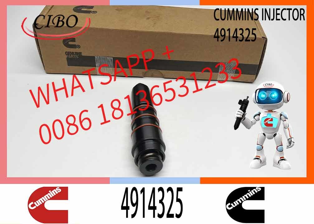 ELIC Excavator 3054218 3054253 3032392 4914308 4914325 Engine Common Rail Fuel Injector
