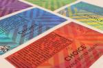 Holographic Laser Paper Sticker with 4C PMS Printing FSC certificate