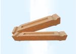 Hetoromophic Alumina Silica Fire Brick / Yellow Fire Resistant Bricks High