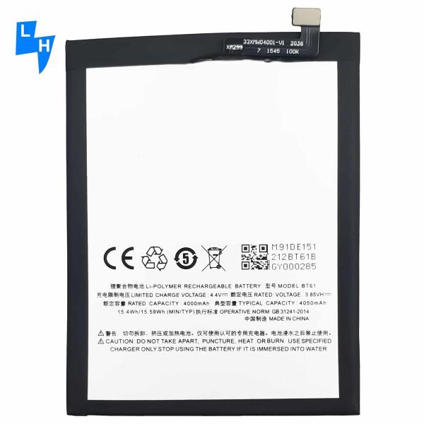 White 4050mAh BT61 Mobile Phone Battery for MEIZU M3 Note 3 The Perfect