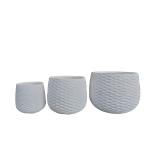 Modern Fiber Cement Pot Frost Resistant And Character Design For Plants