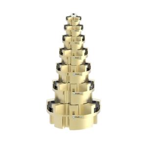 China THT-A Pneumatic 3 Finger Gripper Flexible Interface End Of Arm Tooling Grippers factory