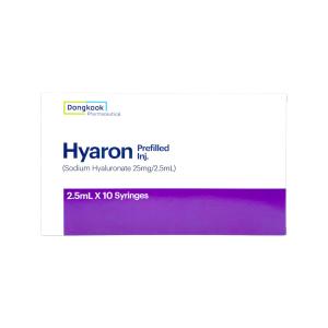 China Sodium Hyaluronate 25mg/2.5ml Hyaron Prefilled Inj Injection Skin Rejuvenating factory