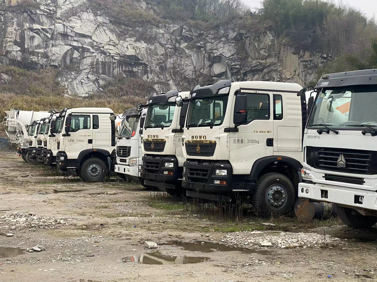Used And New Howo 8X4 12 Wheel Euro Concrete Cement Mixer Truck For Sale