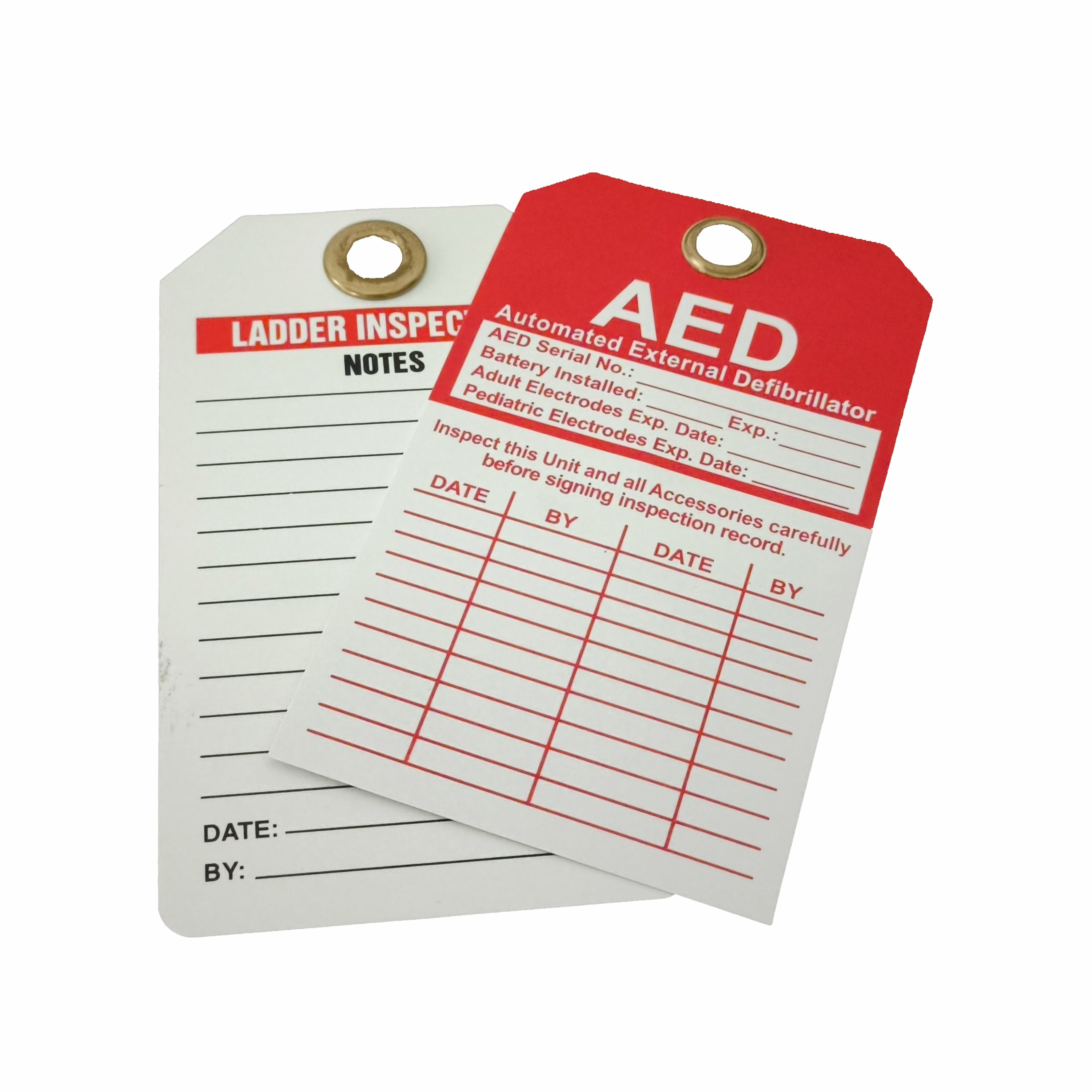 Customizable Durable Waterproof Plastic Safety Tag Warning Tag