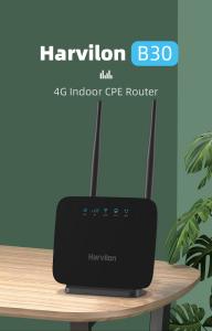 China Indoor Cat 4 4G CPE Router With Sim Card 1 Wan 1 LAN External Antenna factory