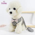 Comfort Custom Grey Dog Harness Vest Durable Dog Leash For Small Puppy