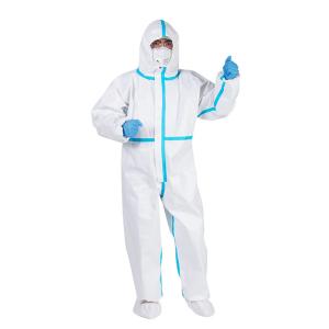 China signo group Nonwoven Disposable Ppe Coveralls / Disposable Safety Suit factory