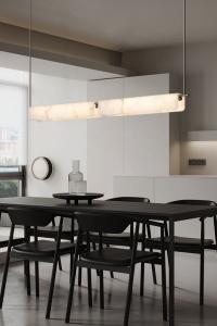 China Good Quality French Modern Art Luxury Dining Room Villa Living Room Decorative Marble Chandelier Light factory