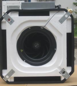 China 4 Pipe 1600cfm Chilled Water Ceiling Cassette Low Noise factory