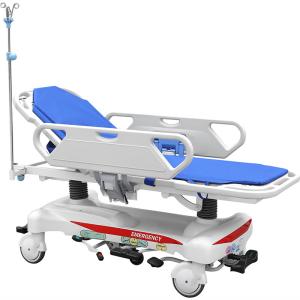 China Medical Emergency Patient Transfer Trolley Folding Stretcher SAE - TC - 03 Model factory