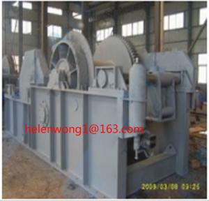 China 300KN hydraulic mooring winch marine winch double drum mooring winch factory