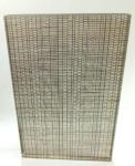Decorative Laminated Glass Metal Mesh In Patterned Ground Polished