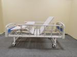 Two Cranks Electric Hospital Bed , Electric Patient Bed Stainless Bed Frame