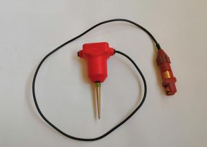 China 2Hz Single Seismic Geophone , Geophone Seismic Sensor 75mm Spike factory