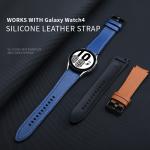 Silicone Leather Watch Bands Designer Smart for Samsung Galaxy Watch 4 100% QC