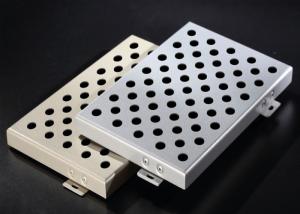 China Elegant Appearance 3mm Aluminum 1050 Perforated Metal Panel factory