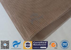 China 4 * 4 Heat Resistant PTFE Coated Fiberglass Mesh For Conveyor Belt factory