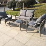 Top Selling In Uk /Usa Market 4 Pieces Rattan Handmade Outdoor Furniture Luxury
