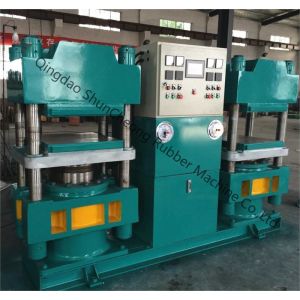 Silicone Rubber Machine For Swim Caps / Double Vulcanizing Press