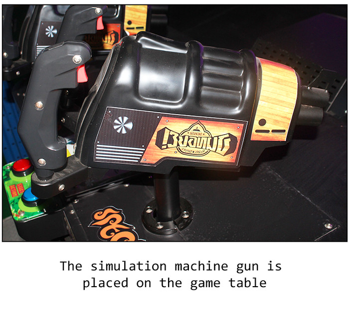 Recreation Simulator Shooting Arcade Machines With Cabinet Fashion Design