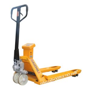 China Manual Type Industrial Pallet Truck 3000kg Ergonomic Design Durable on sale