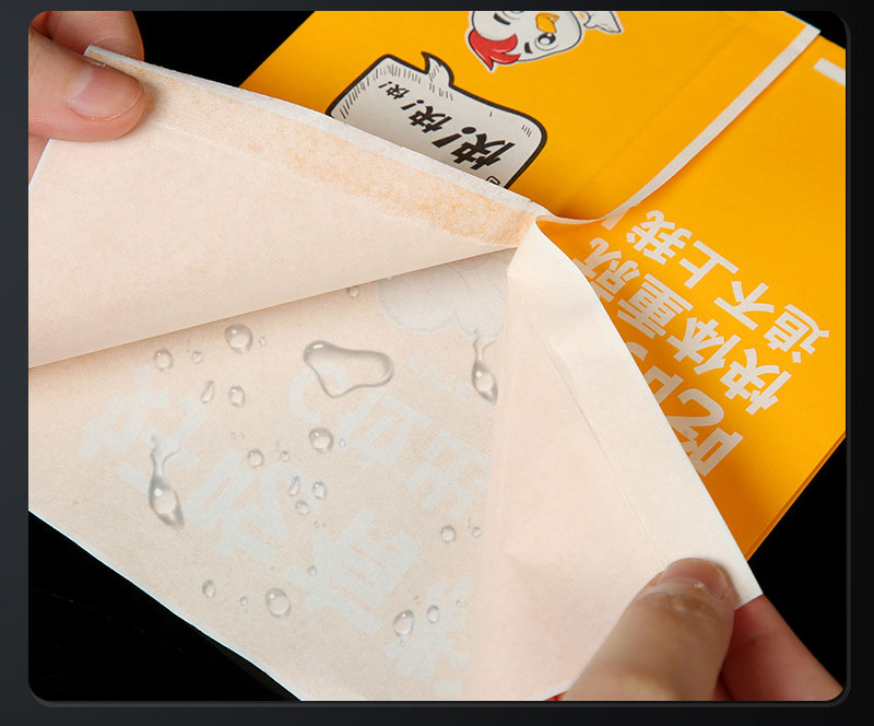 Custom Oil-Proof Fried Chicken French Fries Food Packaging Kraft Paper Bag in Luxury Style