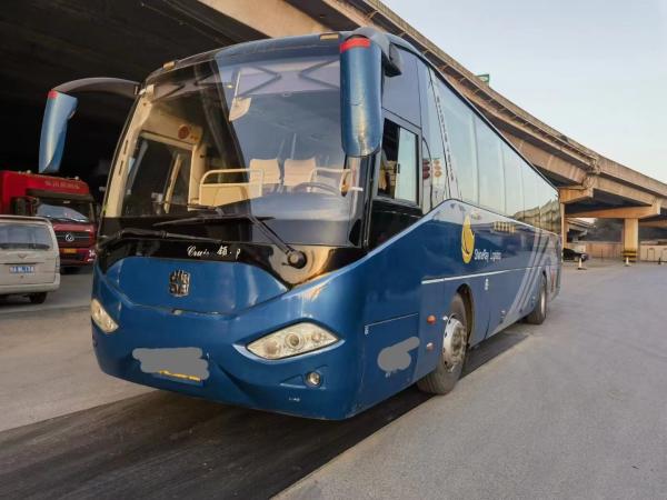 Wechai Used Coach Bus 2015 Year 55 Seat Used Zhongtong ZLCK6120 Steel Chassis