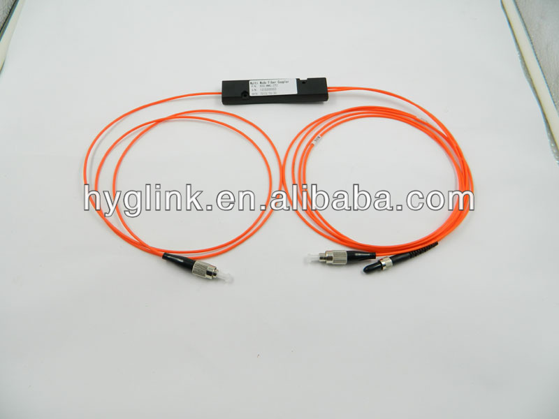 Fiber Optic Ftth 1x2 Multimode PLC Splitter With Connector