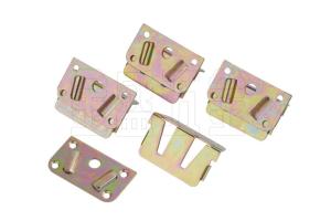 China Zp Finished 69mm Bed Frame Hinges Bed Rail Hardware Elegant Outlook factory