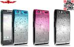 Fashion Rain Drop PC Cover Case For MOTO XT910 MAXX Multi Color High Quality