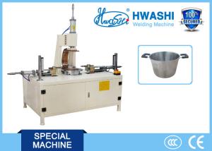 China Stainless Steel Welding Machine , Soup Pot Double Handle Projection Welding Machine factory