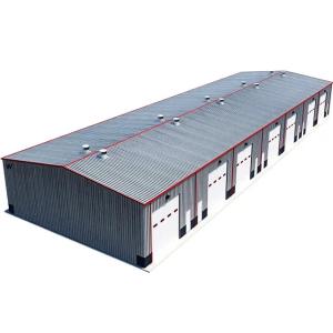 China Steel Structural Fabrication Construction Metal Industrial Light Steel Structure Workshop factory