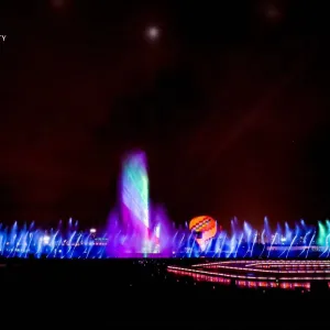 China Precision Engineered Music Fountain Patented Nozzle Jet Lighting Software factory
