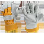 Heavy Duty Leather Welding Working Gloves, Palm safety Gloves, suede finish,