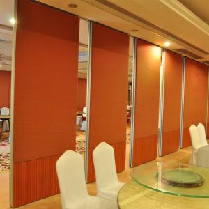 China Office Movable Partition Walls Acoustic Soundproof Office Folding Wood Doors factory