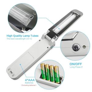China 3w 280mm 20000h ABS Handheld UV Disinfection Lamp factory