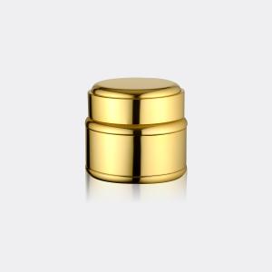 China Empty 15ML 50ML Aluminium Jars For Cosmetics GR717A factory
